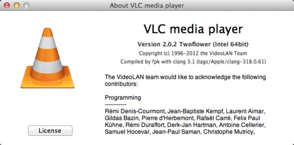 Download vlc media player for mac